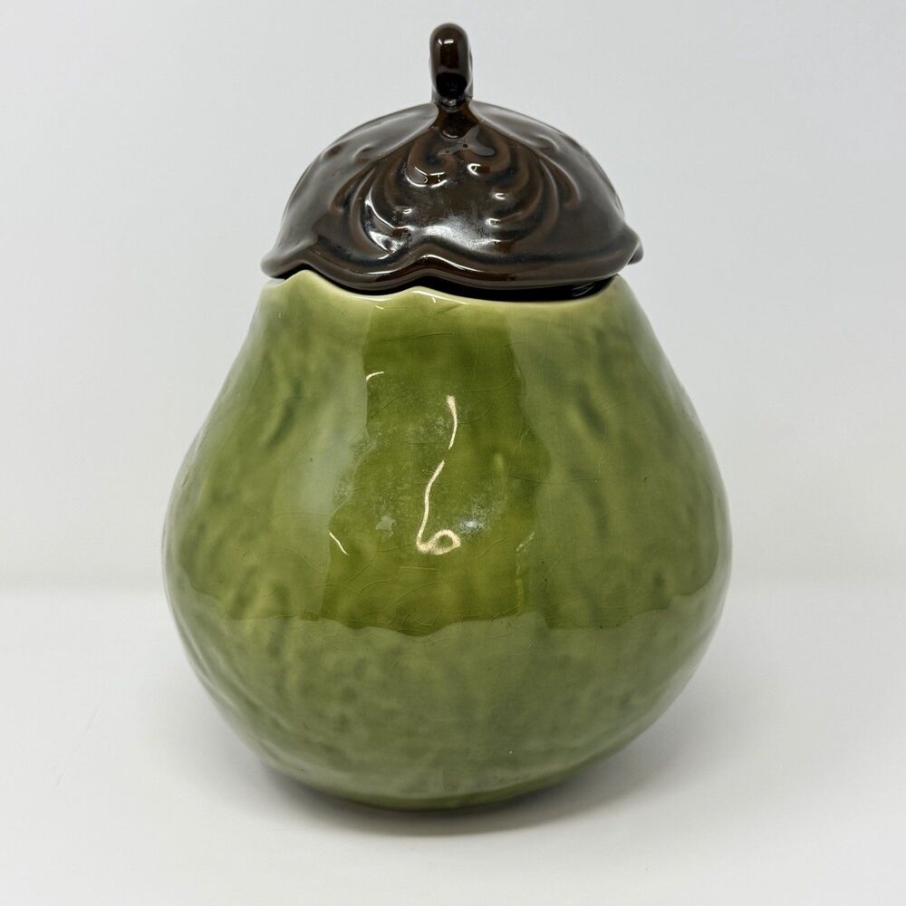 Grasslands Road Cucina Collection Eggplant Canister Cookie Jar Kitchen Decor